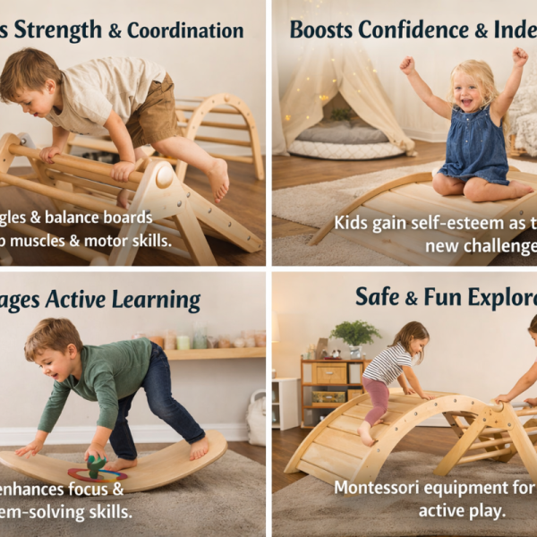 Benefits of Montessori Gross Motor Activity Equipment for Child Development
